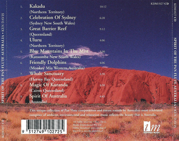 Ken Davis (5) : Spirit Of The Pan Flute (CD, Album)