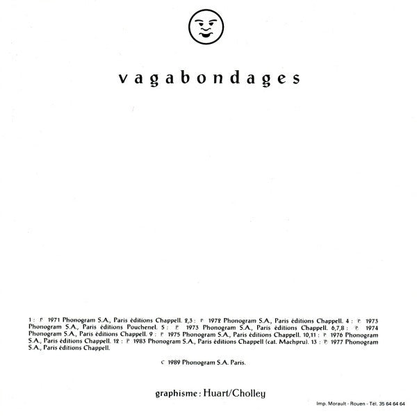 Ange (4) : Vagabondages (CD, Comp)
