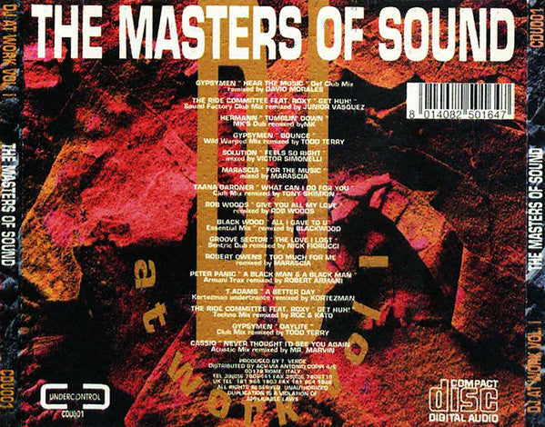 Various : The Masters Of Sound - DJ At Work Vol 1 (CD, Comp)