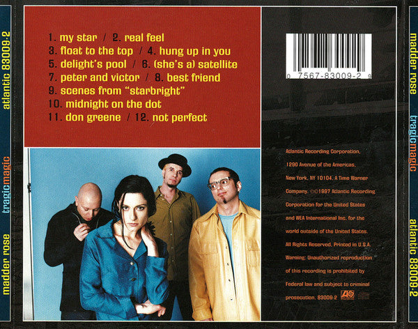 Madder Rose : Tragic Magic (CD, Album)