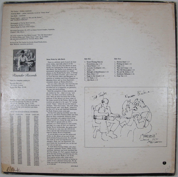 Tut Taylor : Friar Tut (LP, Album)
