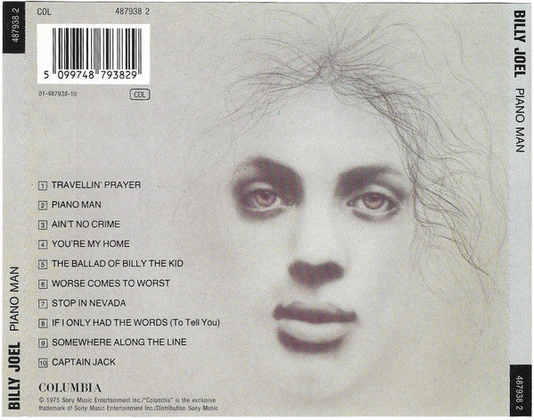 Billy Joel : Piano Man (CD, Album, RE)