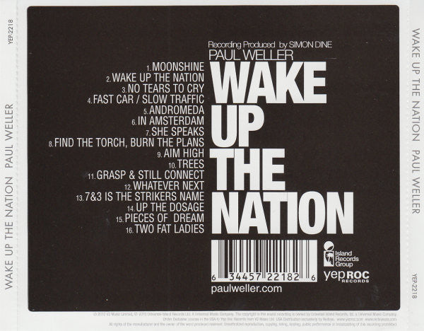 Paul Weller : Wake Up The Nation (CD, Album)