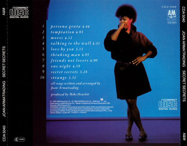 Joan Armatrading : Secret Secrets (CD, Album)