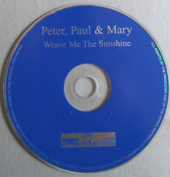 Peter, Paul & Mary : Weave Me The Sunshine (CD, Comp, Dig)