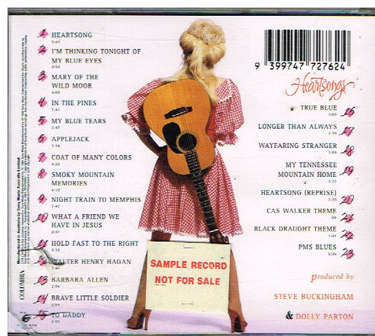 Dolly Parton : Heartsongs (Live From Home) (CD, Album)