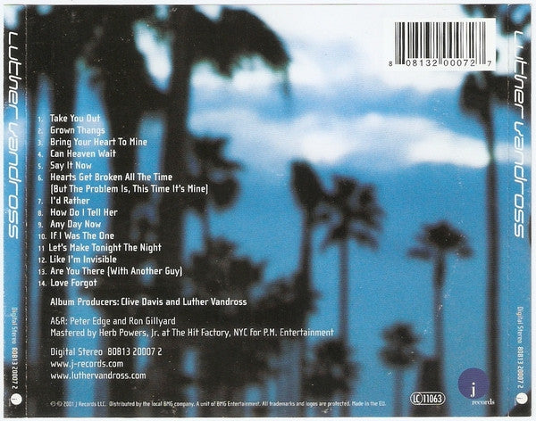 Luther Vandross : Luther Vandross (CD, Album, Dig)