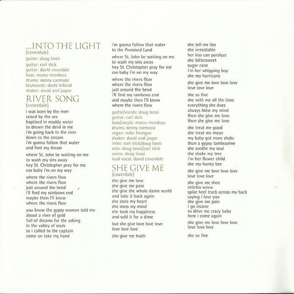 David Coverdale : Into The Light (CD, Album)