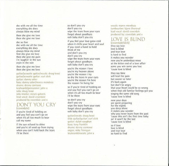 David Coverdale : Into The Light (CD, Album)