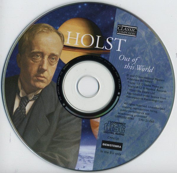 Holst* : Out Of This World (CD, Comp, Har)