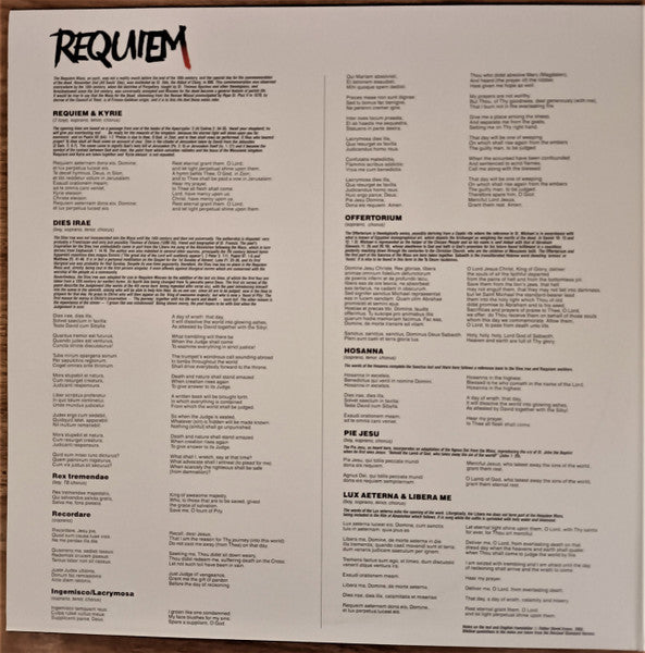 Andrew Lloyd Webber, Placido Domingo, Sarah Brightman, Lorin Maazel : Requiem  (LP, Album, Gat)