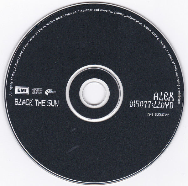 Alex Lloyd : Black The Sun (CD, Album)