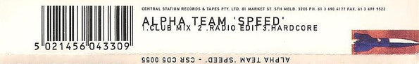 Alpha Team : Speed (CD, Single)