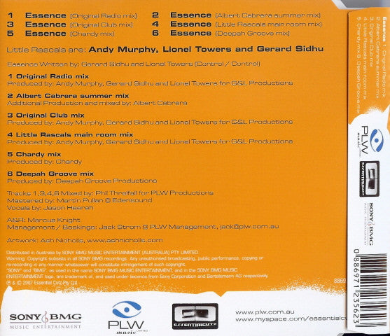 Little Rascals* : Essence (CD, Single)