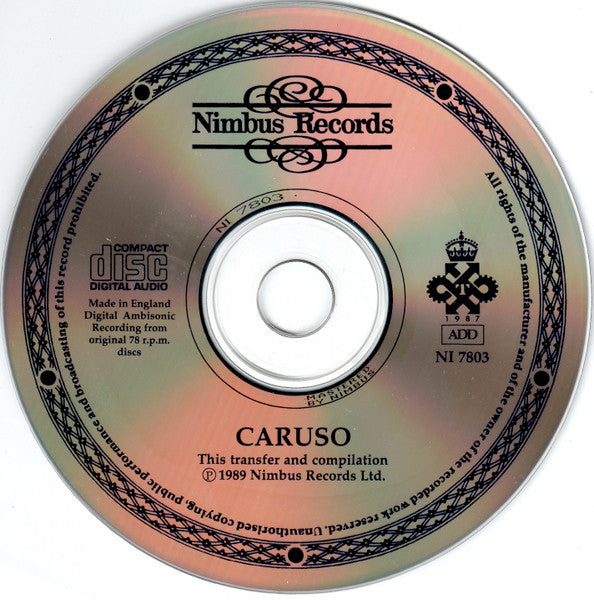 Enrico Caruso : Caruso (CD, Comp, Amb)
