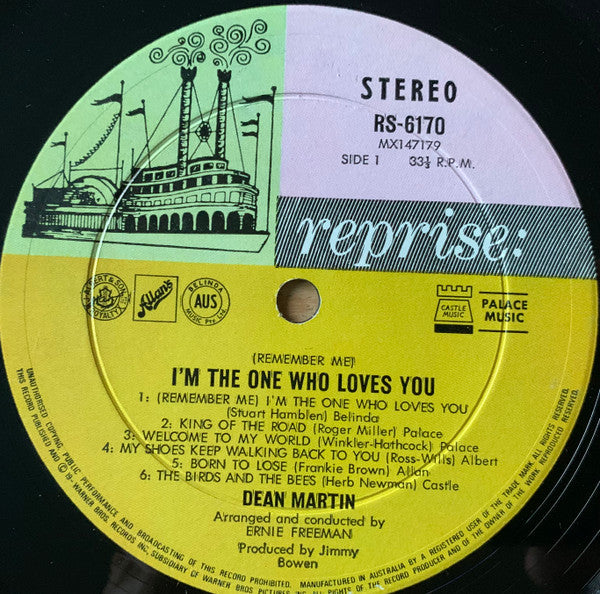 Dean Martin : (Remember Me) I'm The One Who Loves You (LP, Album)