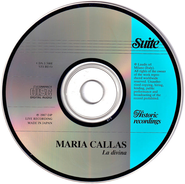 Maria Callas : La Divina (CD, Comp)