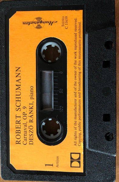 Schumann* – Dezső Ránki : Carnaval / Waldszenen (Cass, Album)
