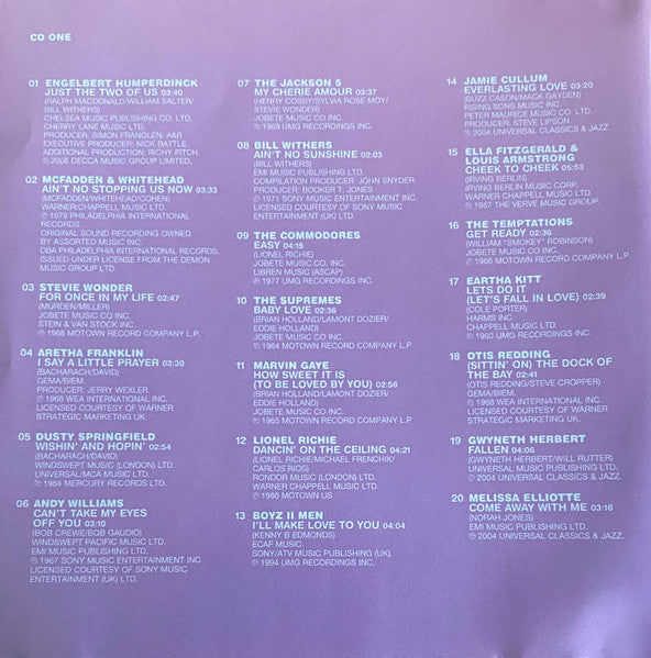 Various : Just The 2 Of Us (2xCD, Comp)