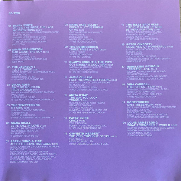 Various : Just The 2 Of Us (2xCD, Comp)