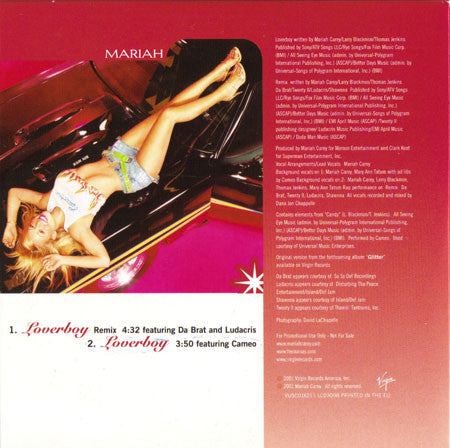Mariah* : Loverboy (CD, Single, Promo, Car)
