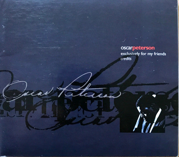 Oscar Peterson : Exclusively For My Friends (4xCD, Comp + Box)