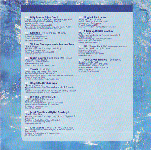 Lisa Lashes : Summer Bangers (CD, Mixed)