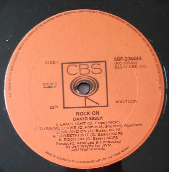 David Essex : Rock On (LP)