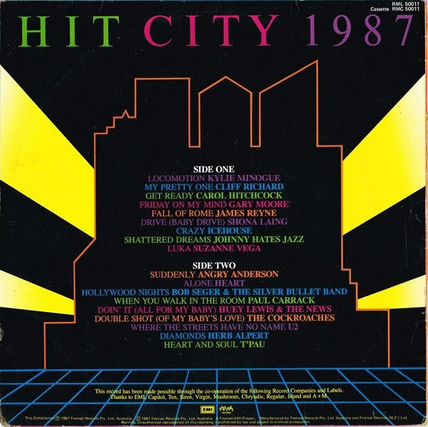 Various : Hit City 1987 (LP, Comp)