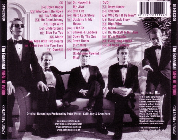 Men At Work : The Essential Men At Work (CD, Comp, RM + DVD-V, Comp, PAL)
