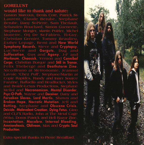 Gorelust : Reign Of Lunacy (CD, Album)