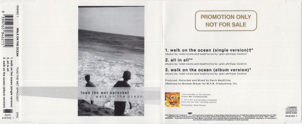 Toad The Wet Sprocket : Walk On The Ocean (CD, Maxi)