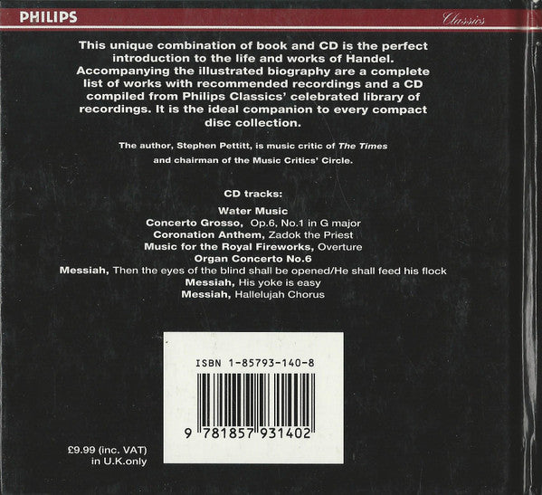 Handel* :  Compact Companions In Association With Classic FM (CD, Comp, Har)