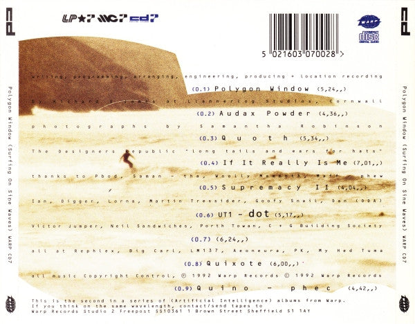 Polygon Window : Surfing On Sine Waves (CD, Album, RP, Blu)