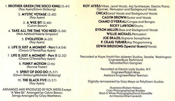 Roy Ayers Ubiquity : Mystic Voyage (CD, Album, RE, RM, RP, PMD)