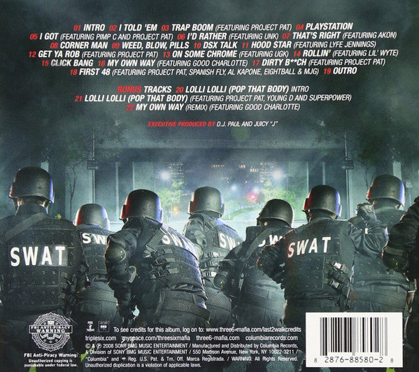 Three 6 Mafia : Last 2 Walk (CD, Album)