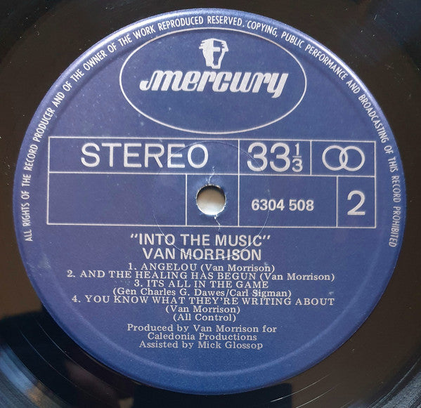 Van Morrison : Into The Music (LP, Album)