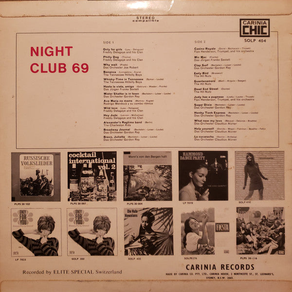Various : Night Club 69 (LP)