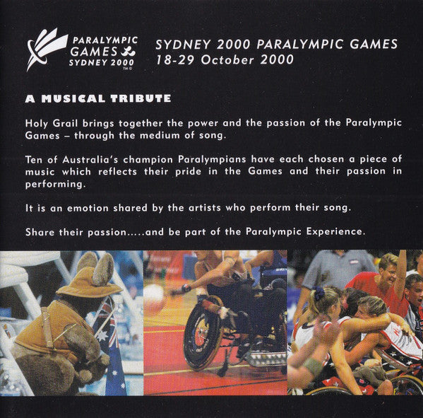 Various : Holy Grail The Official Album Of The Sydney 2000 Paralympic Games (CD, Comp)