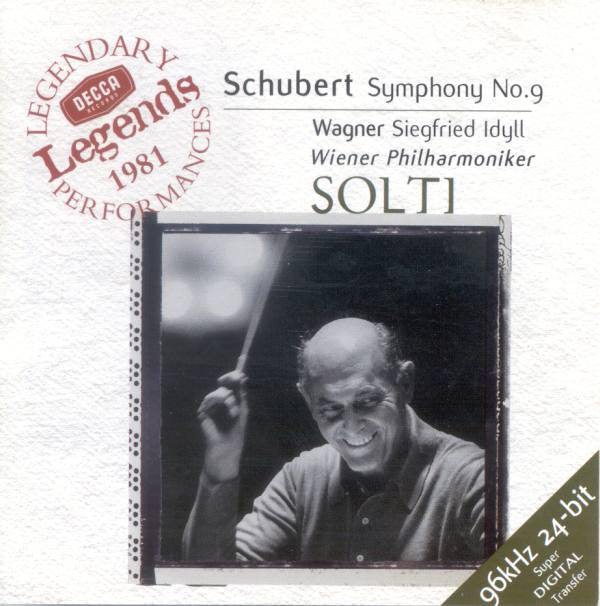 Franz Schubert / Richard Wagner – Wiener Philharmoniker, Georg Solti : Symphony No. 9 In C Major "Great" / Siegfried Idyll (CD, Comp, RM)