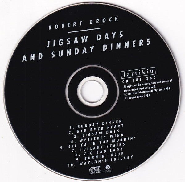 Robert Brock (5) : Jigsaw Days And Sunday Dinners (CD, Album)