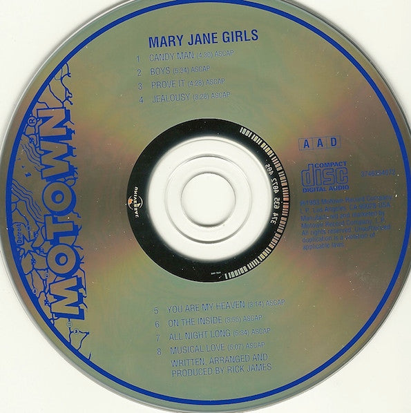 Mary Jane Girls : Mary Jane Girls (CD, Album, RE)