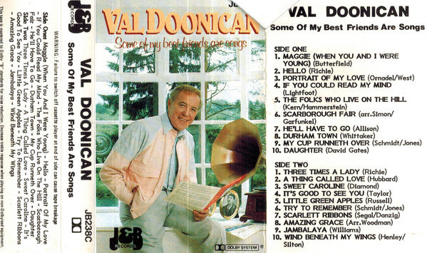 Val Doonican : Some Of My Best Friends Are Songs (Cass, Album)