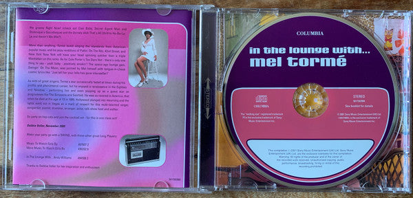 Mel Tormé : In The Lounge With... (CD, Album, Comp)