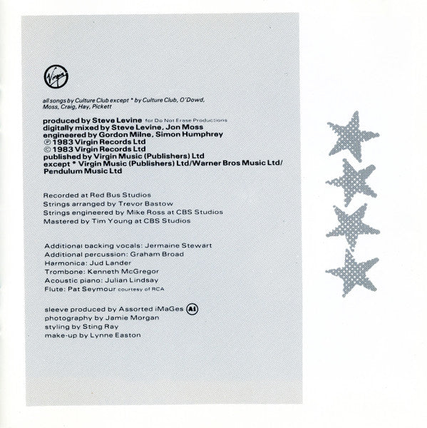 Culture Club : Colour By Numbers (CD, Album, RE)