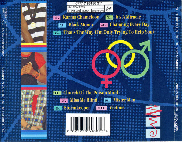 Culture Club : Colour By Numbers (CD, Album, RE)
