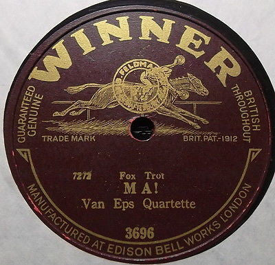 Harry Raderman's Dance Orchestra / Van Eps Quartet : Tuck Me To Sleep / Ma! (Shellac, 10")