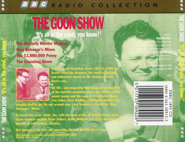 The Goons : Volume 13 "It's All In The Mind You Know!" (2xCD, RM)