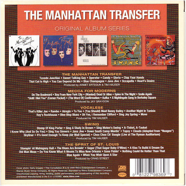 The Manhattan Transfer : Original Album Series (5xCD, Album, RE + Box, Comp)