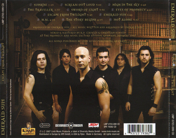 Emerald Sun : Escape From Twilight (CD, Album)